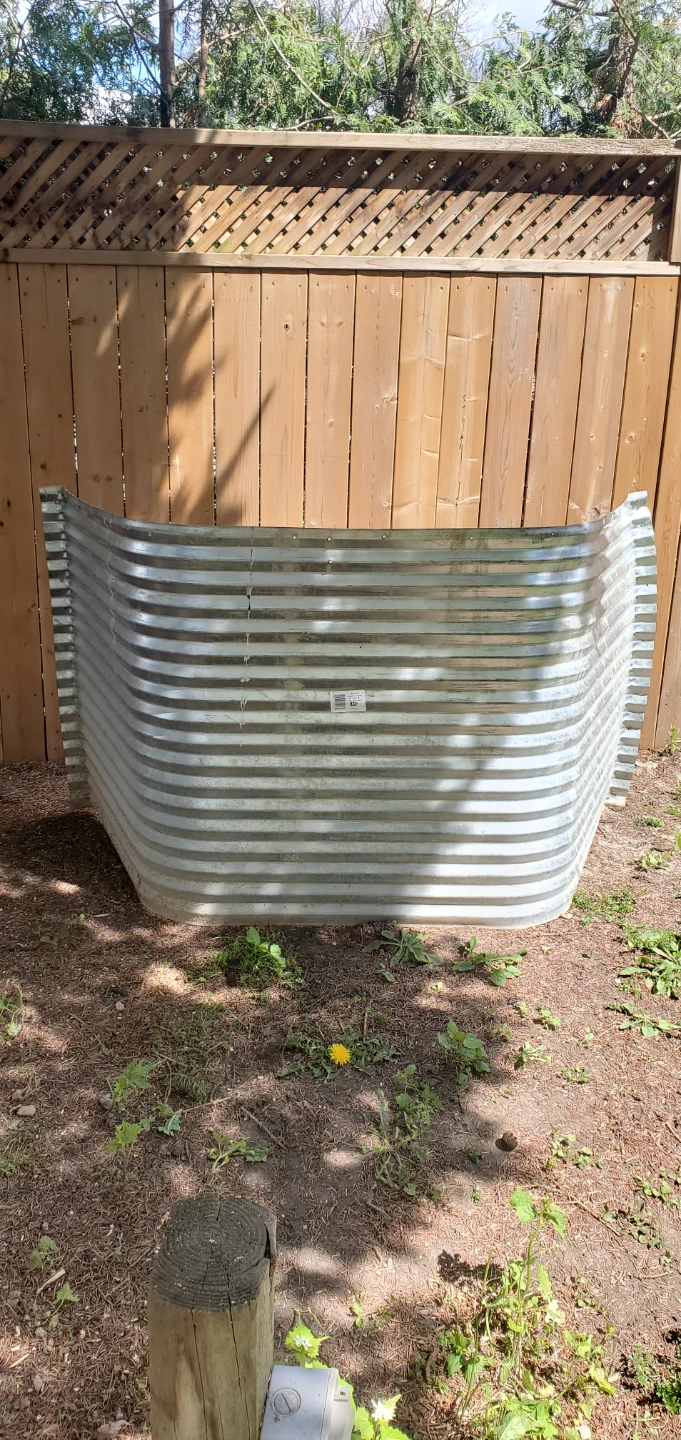Galvanized Metal Window Well
