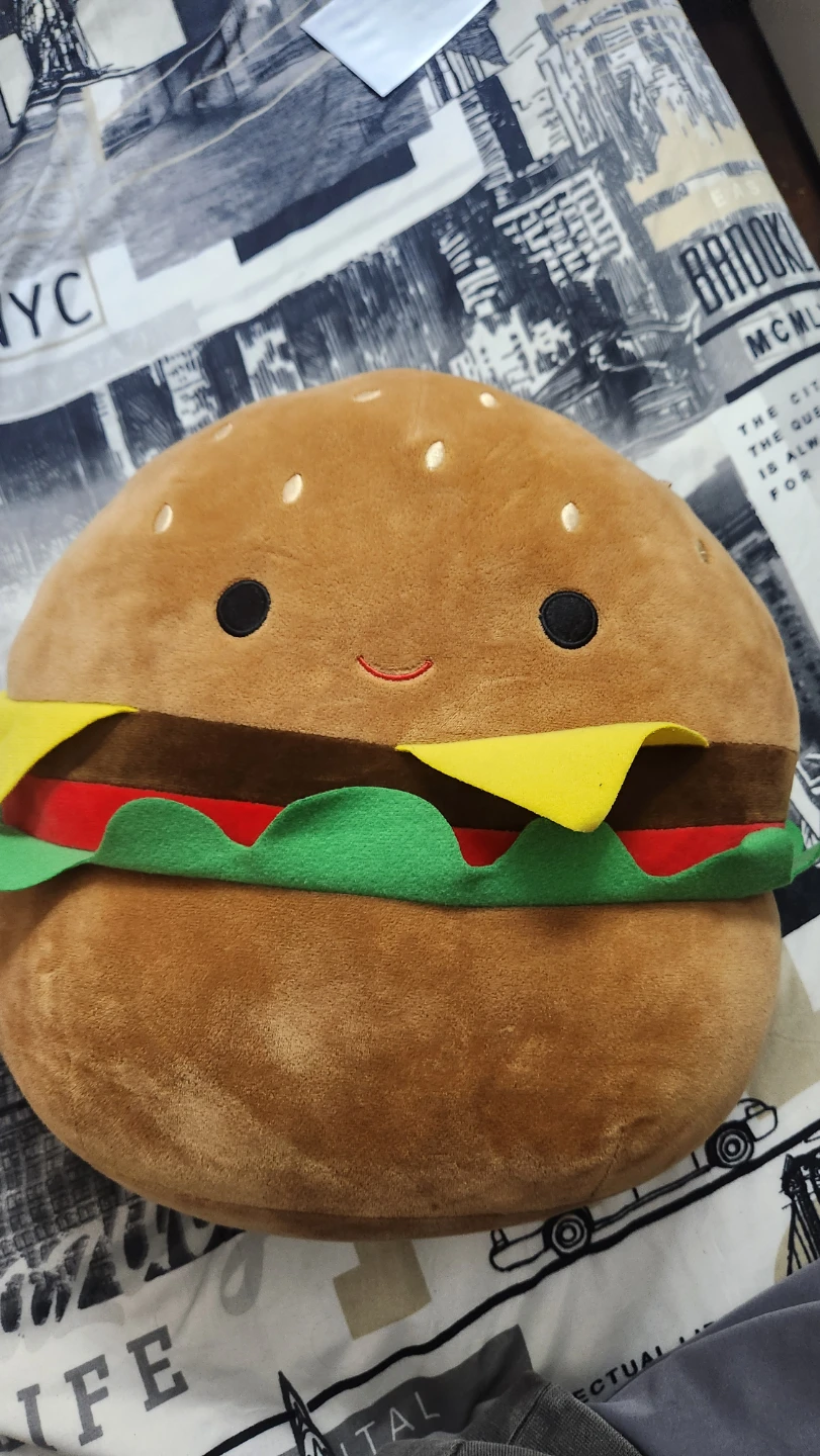 Plush Hamburger Pillow - photo 3