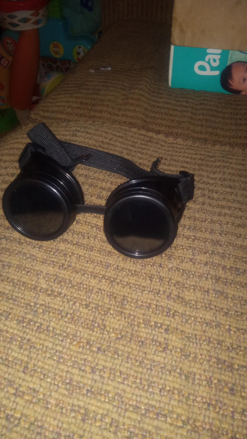 Black Steampunk Goggles