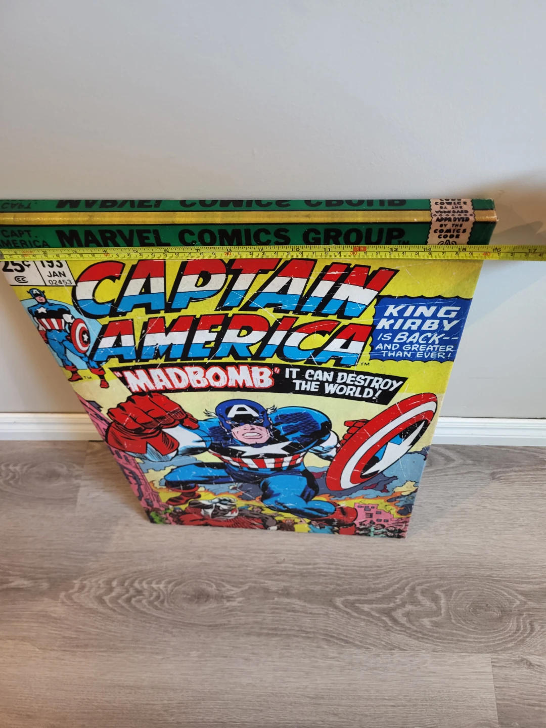Captain America "Madbomb" Canvas Art - photo 3