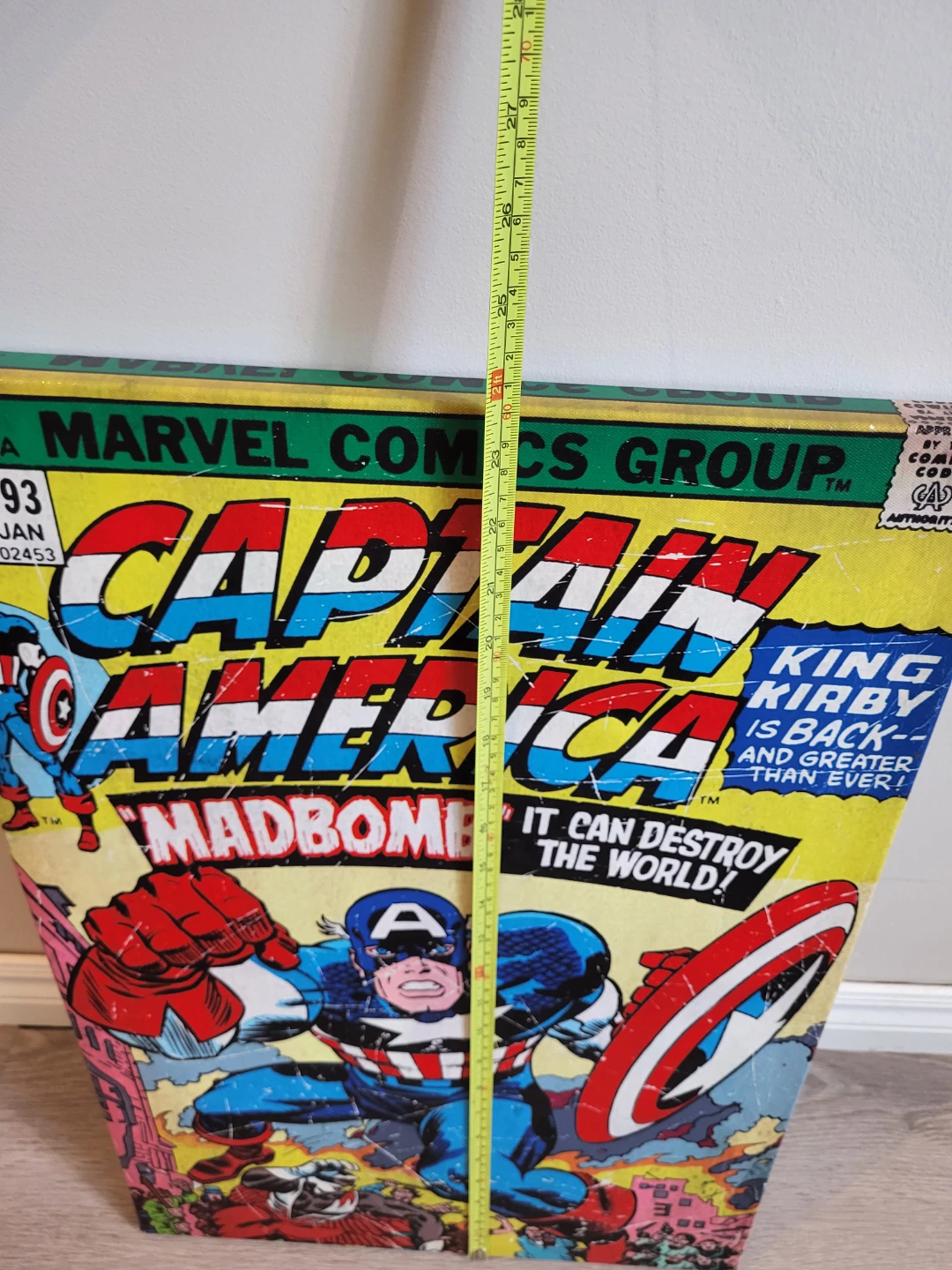 Captain America "Madbomb" Canvas Art - photo 4