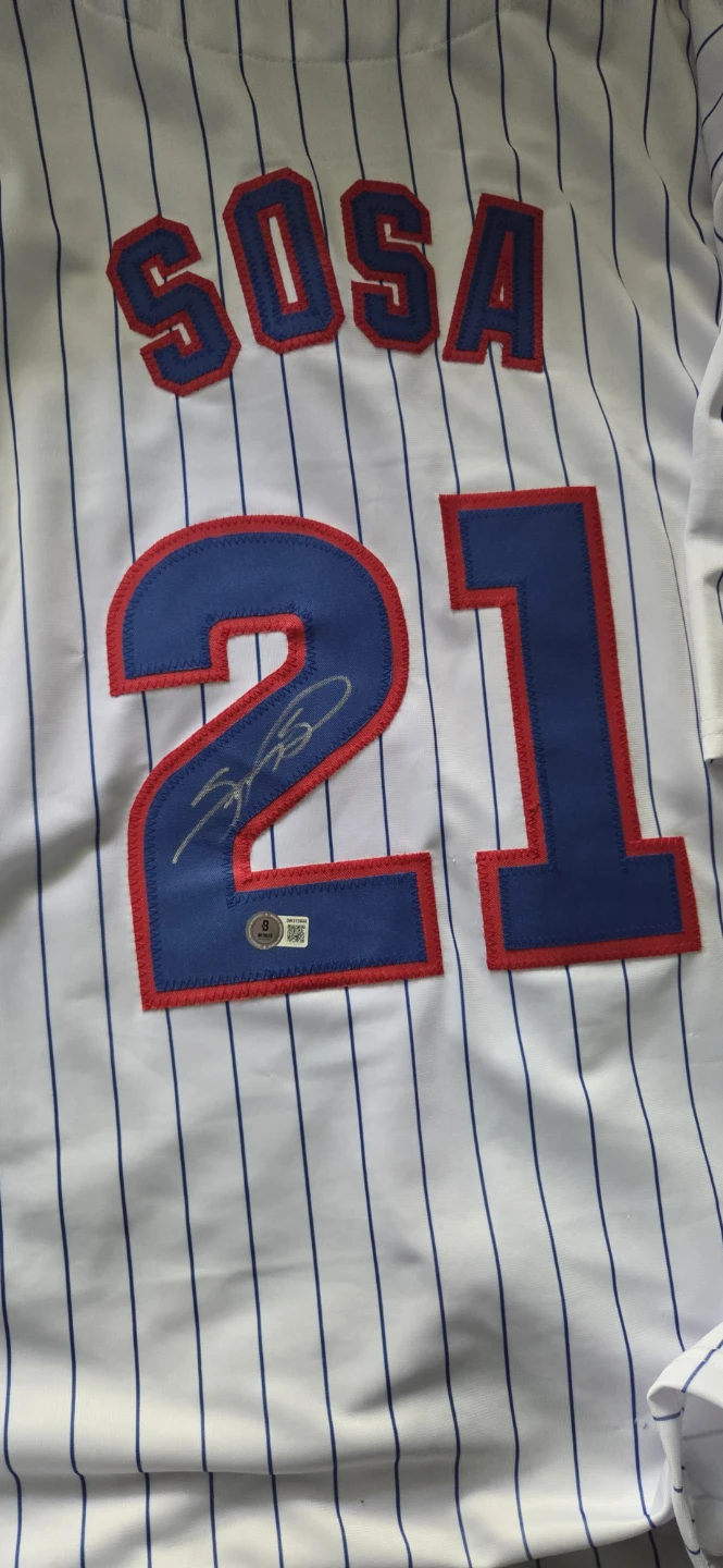 Chicago Cubs Sammy Sosa Signed jersey