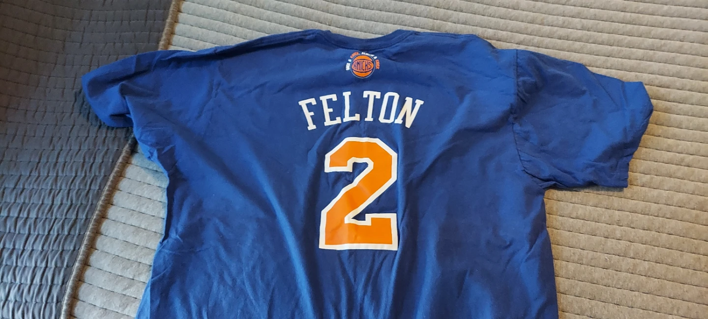 Adidas New York Knicks Felton #2 Basketball T-Shirt 2X - photo 5