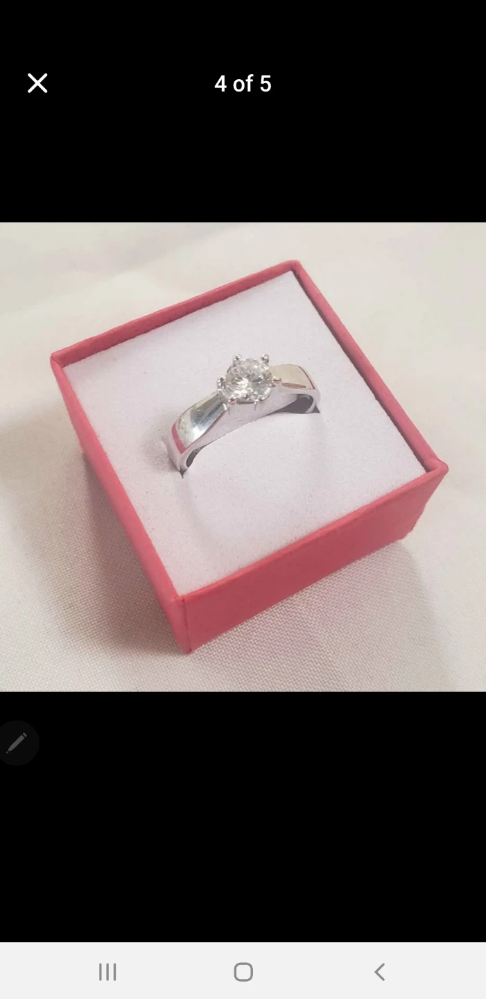 Like new 925 Real Silver Beautiful With Zirconia