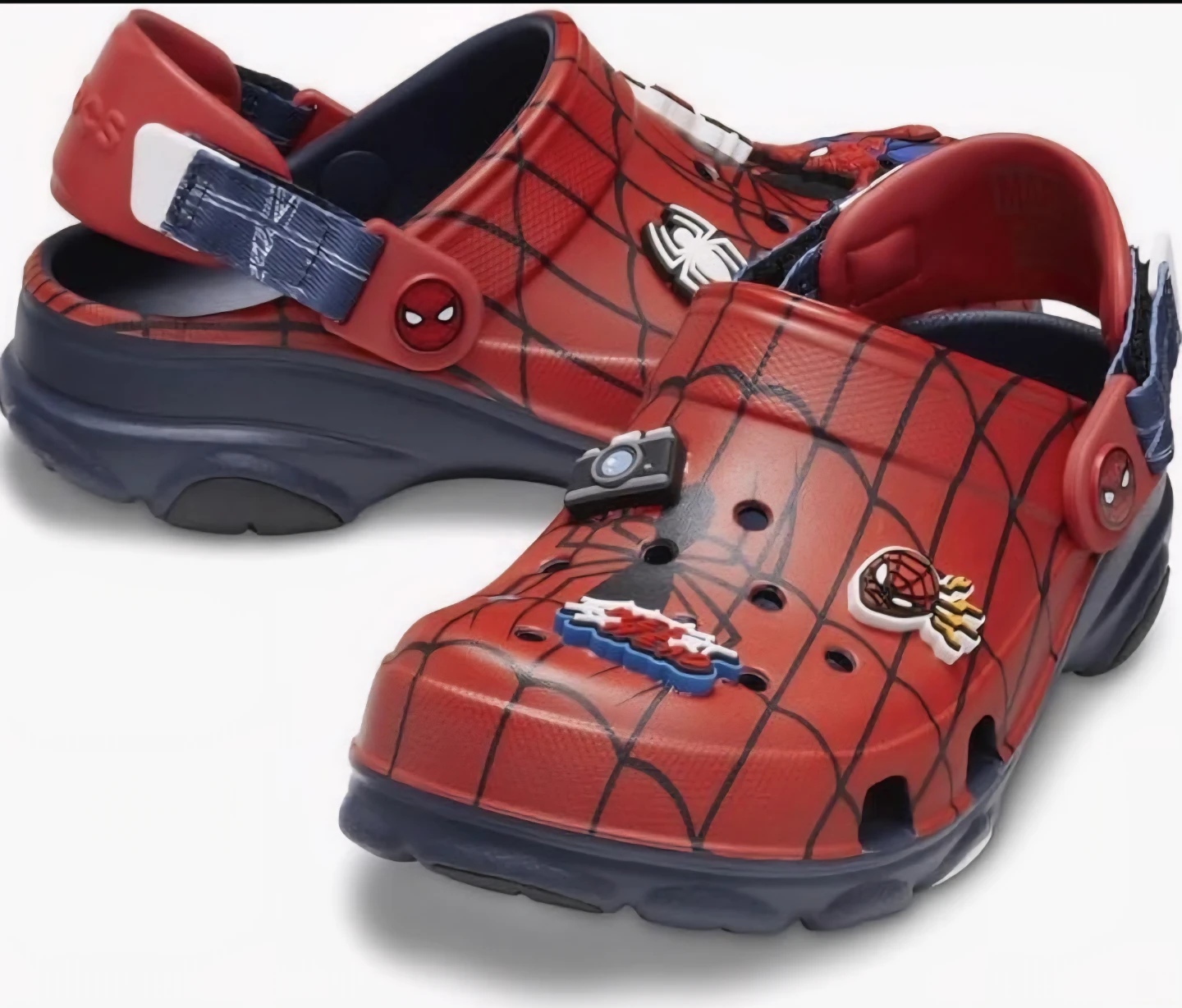 Crocs Unisex- Child Classic All-Terrain Spiderman Clogs J-3