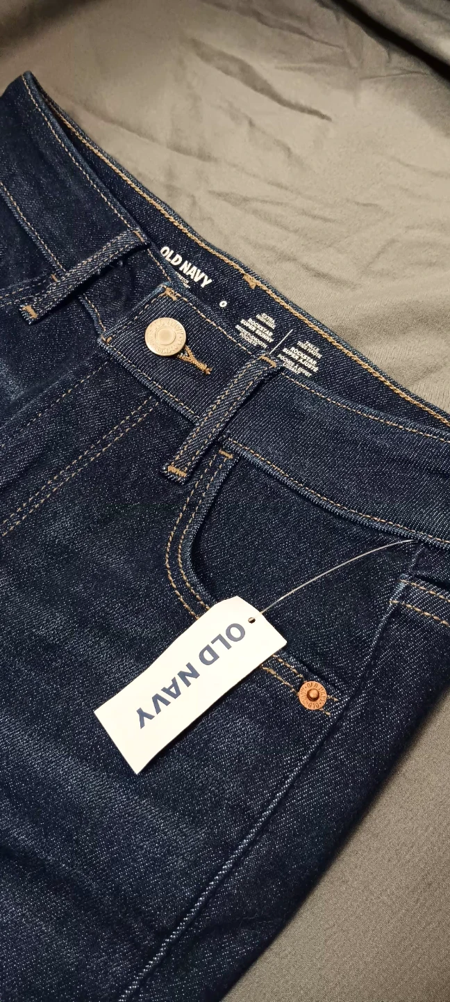 Old Navy Women's Dark Wash High-Waisted Jeans Size 0