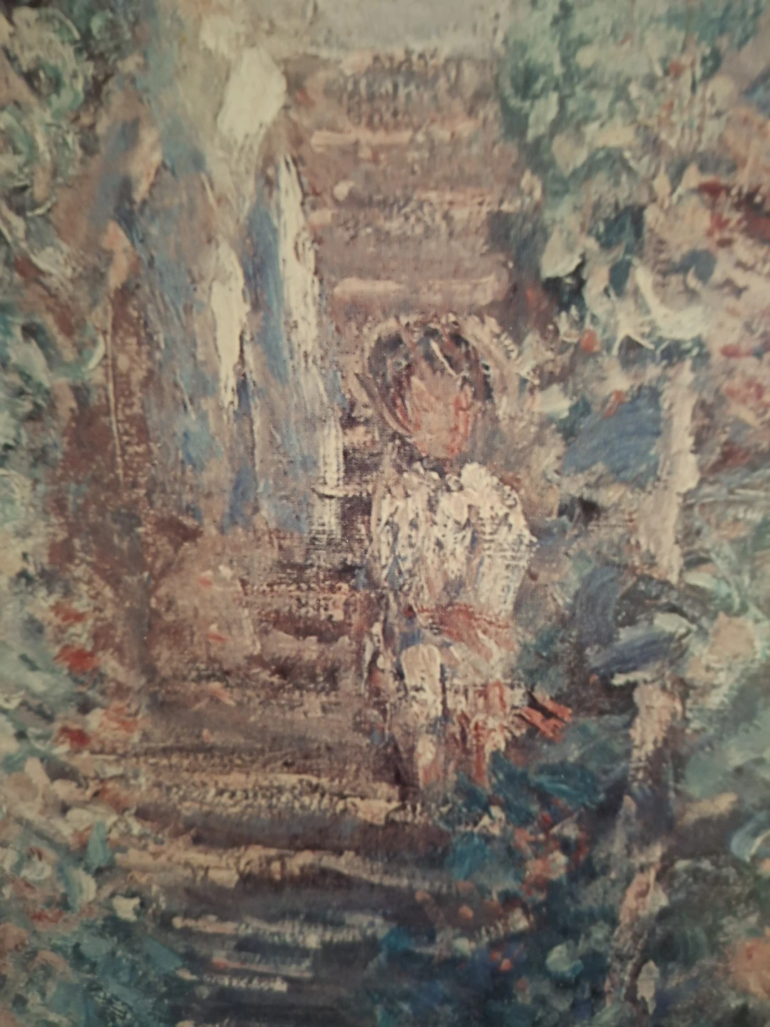 Framed Art Print - Child in Garden Scene - photo 3