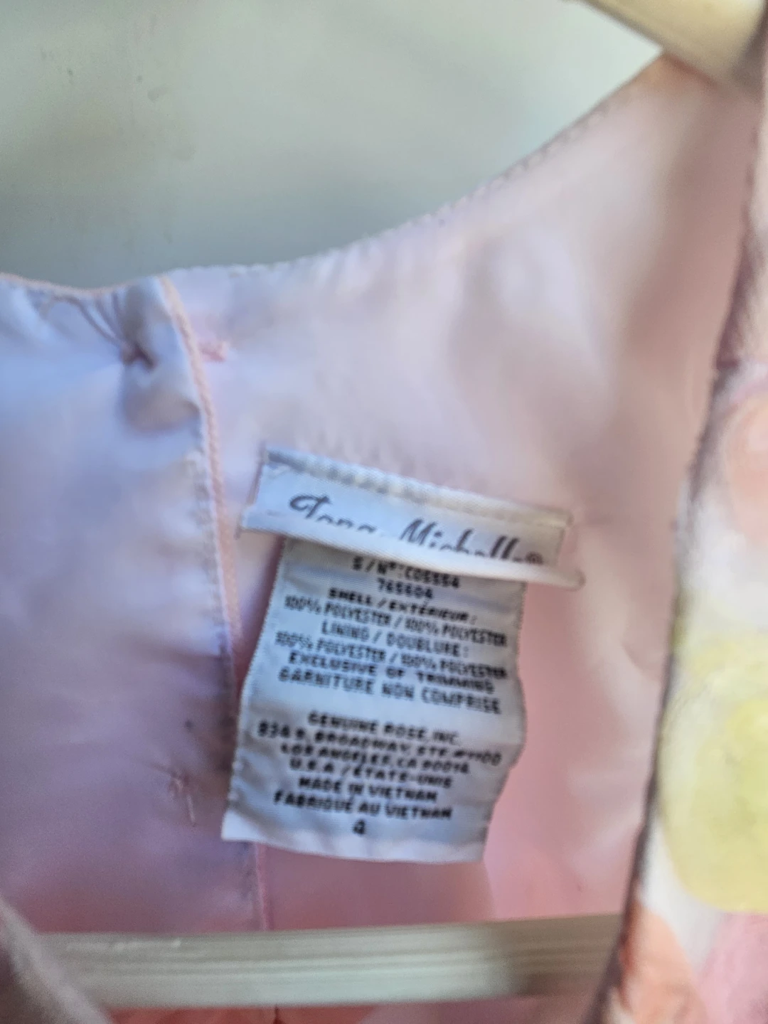 Anna Michelle Pink Floral Dress Size 4 - photo 2
