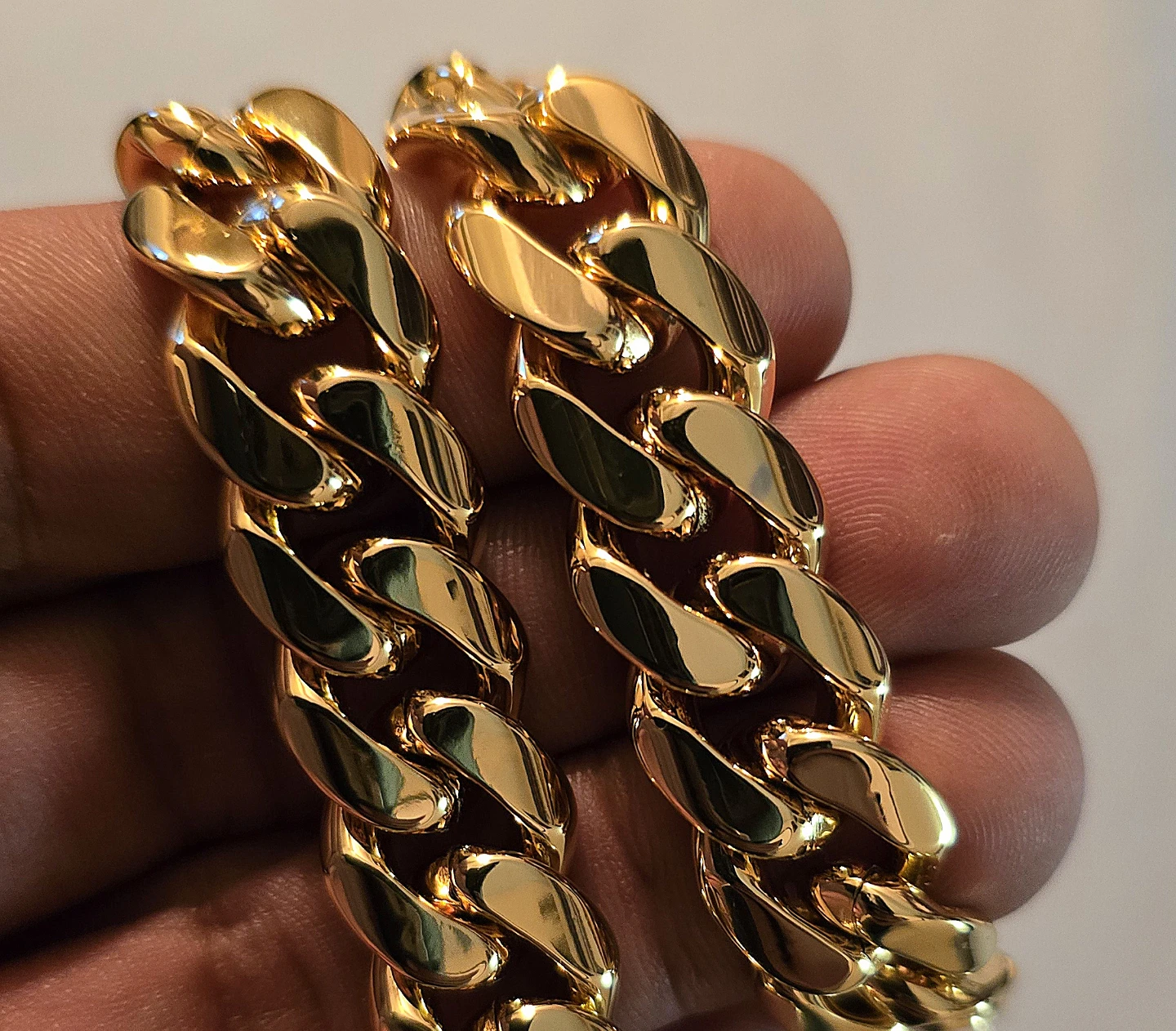 HEAVY CUBAN LINK CHAIN - photo 3
