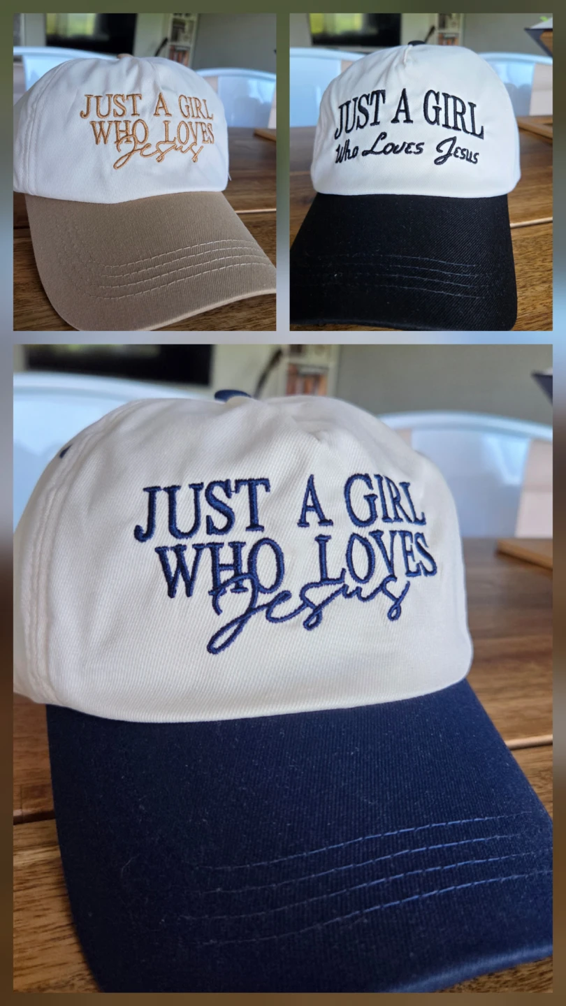 Christian "Just A Girl Who Loves Jesus"  Hat – Unisex *new