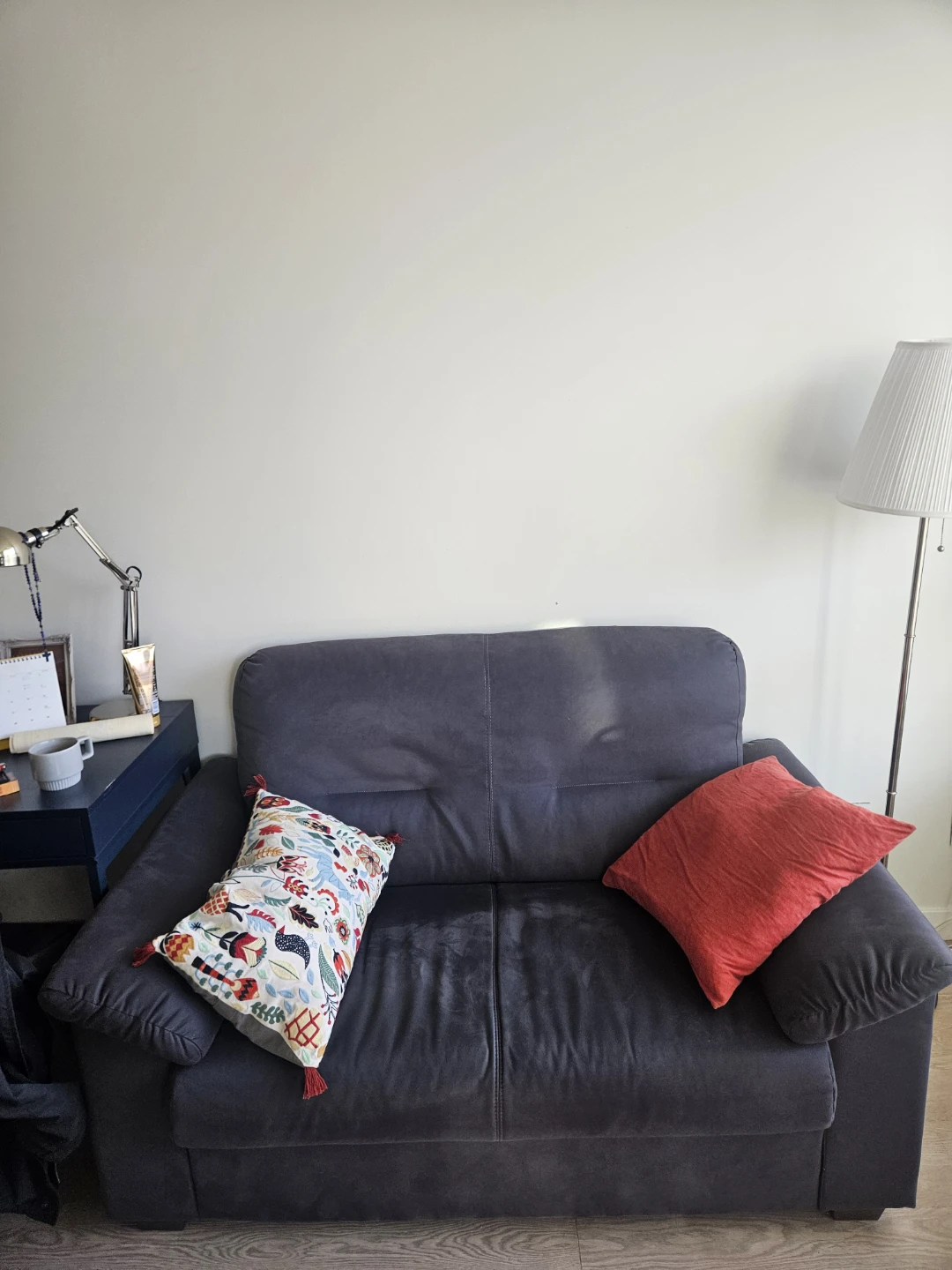 Dark Grey Loveseat Sofa (Ikea)