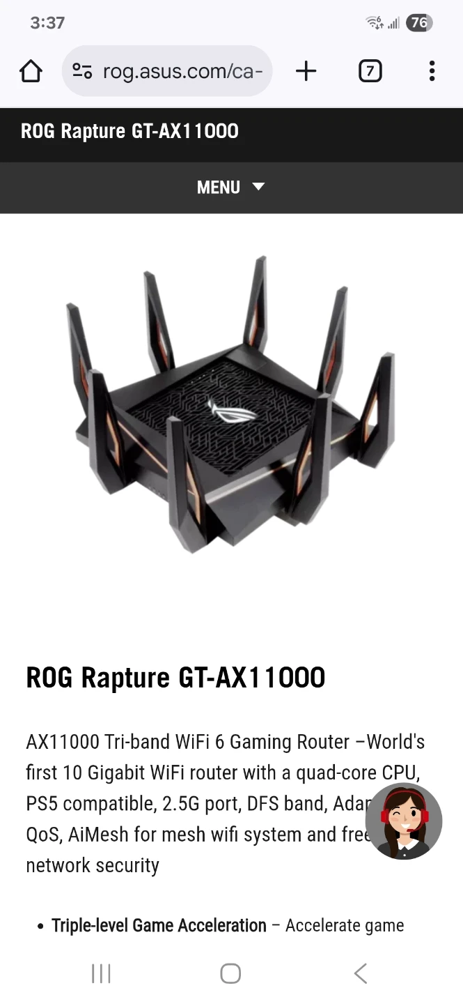 ASUS ROG RAPTURE GT-AX11000 *ROUTER* - photo 4