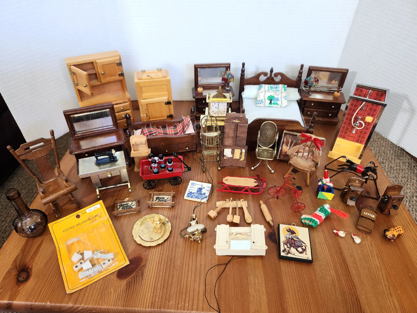 VINTAGE ~ 1980s Dollhouse Furniture