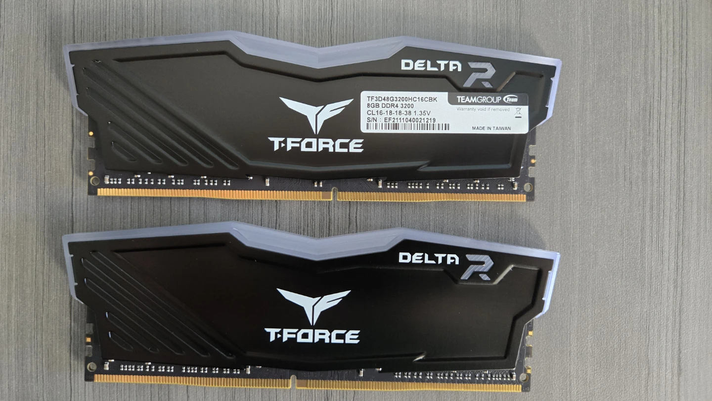 T-Force Delta RGB DDR4 16GB (2x8GB) 3200MHz RAM - photo 3