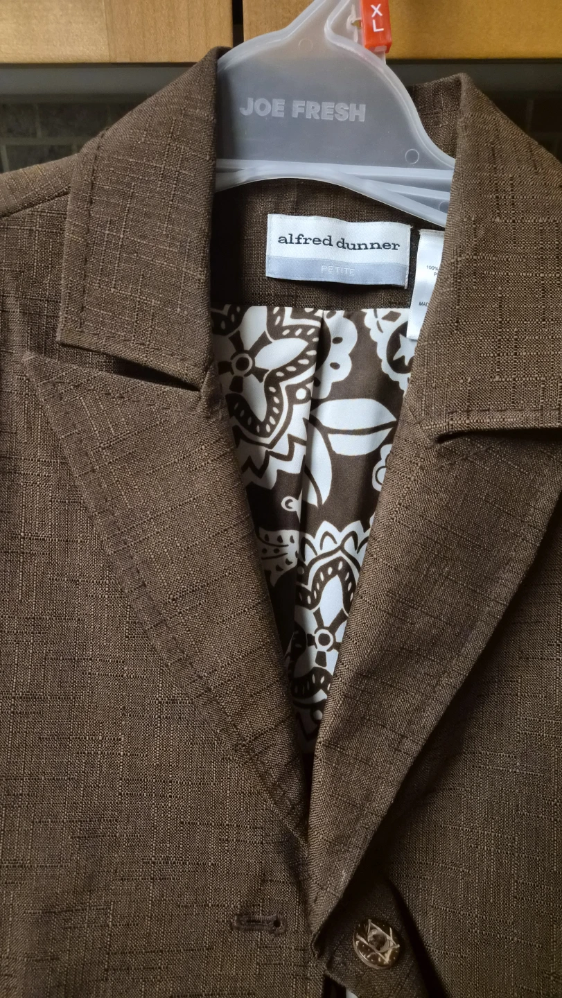 Alfred Dunner Petite Brown Blazer - photo 2
