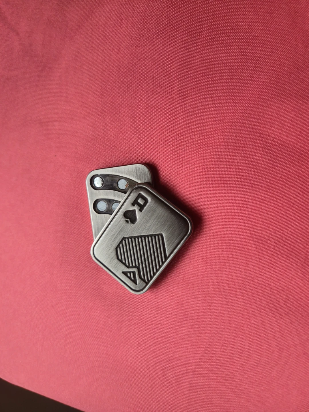 Ace of Spades Metal Coin fidget - photo 3