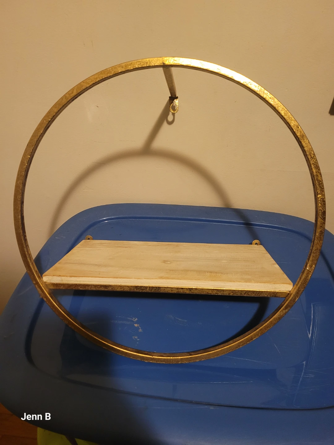Nice Gold Circular Wall Shelf - photo 2