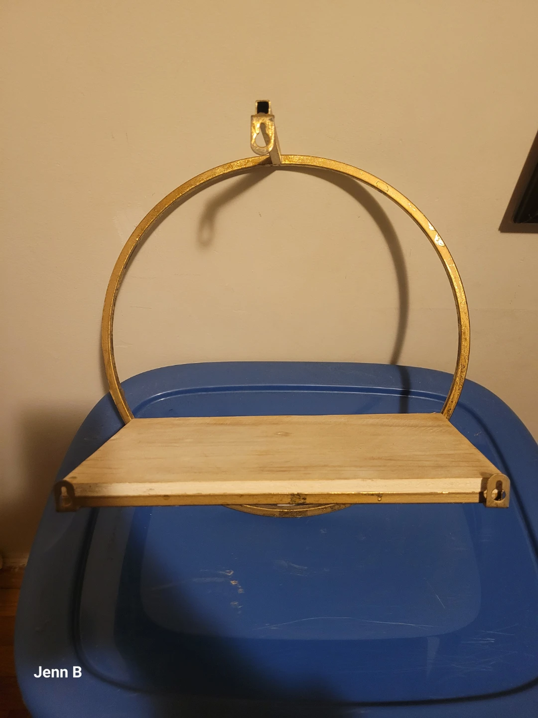 Nice Gold Circular Wall Shelf - photo 4