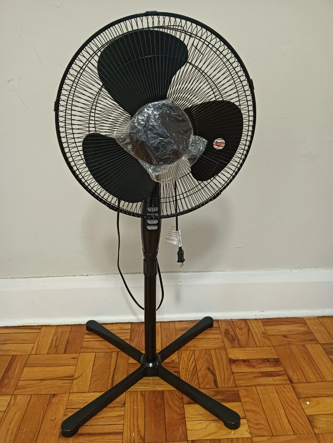 Black Pedestal Fan