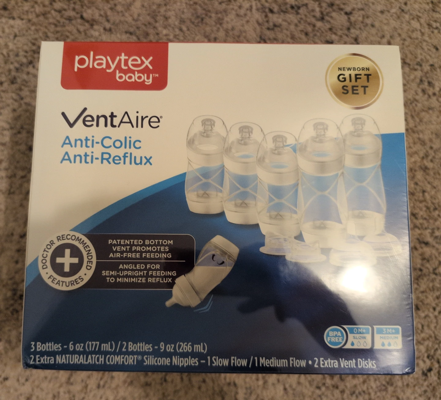 *New* Playtex VentAire Anti-Colic bottle set