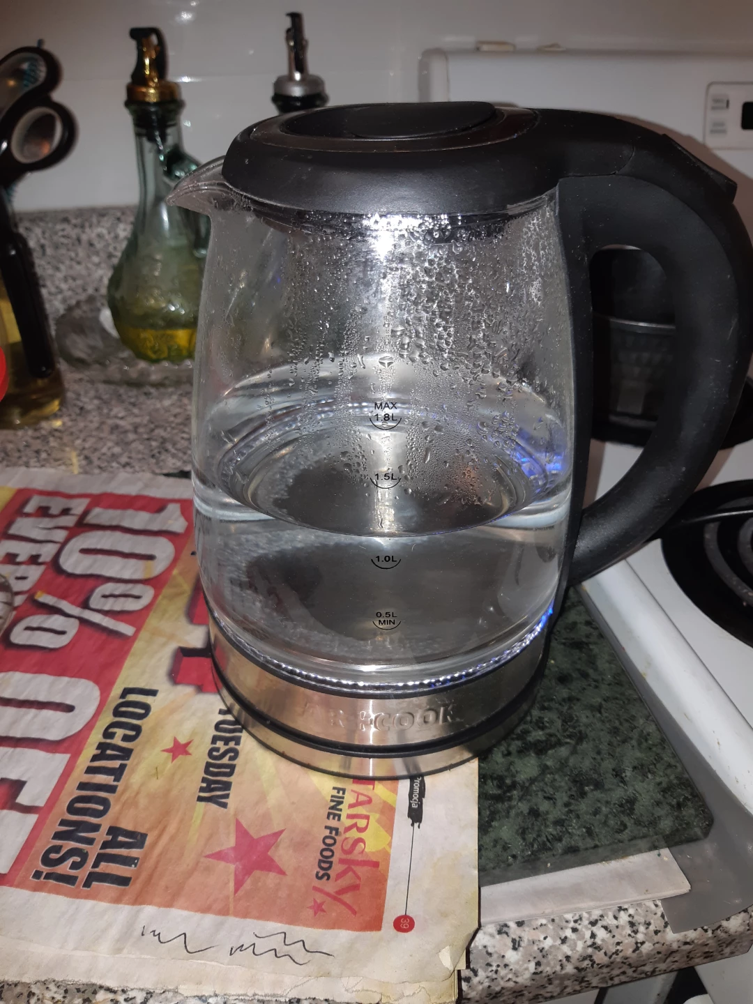ArtCook Glass Electric Kettle 1.8L