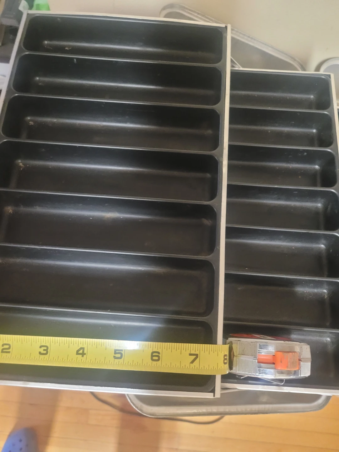 vintage Umco 204 A 3 Trays Aluminum Fishing Tackle Box - photo 5