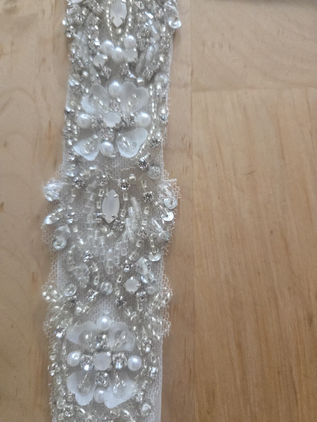 Justin Alexander Beaded Bridal Belt - photo 2