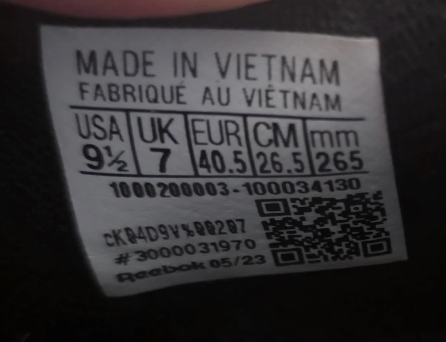 Reebok Black Running Shoes Size 9.5 - photo 2