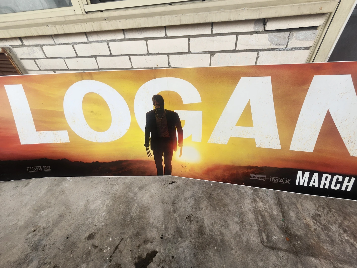 Logan Movie Poster from the side of a public bus - photo 2