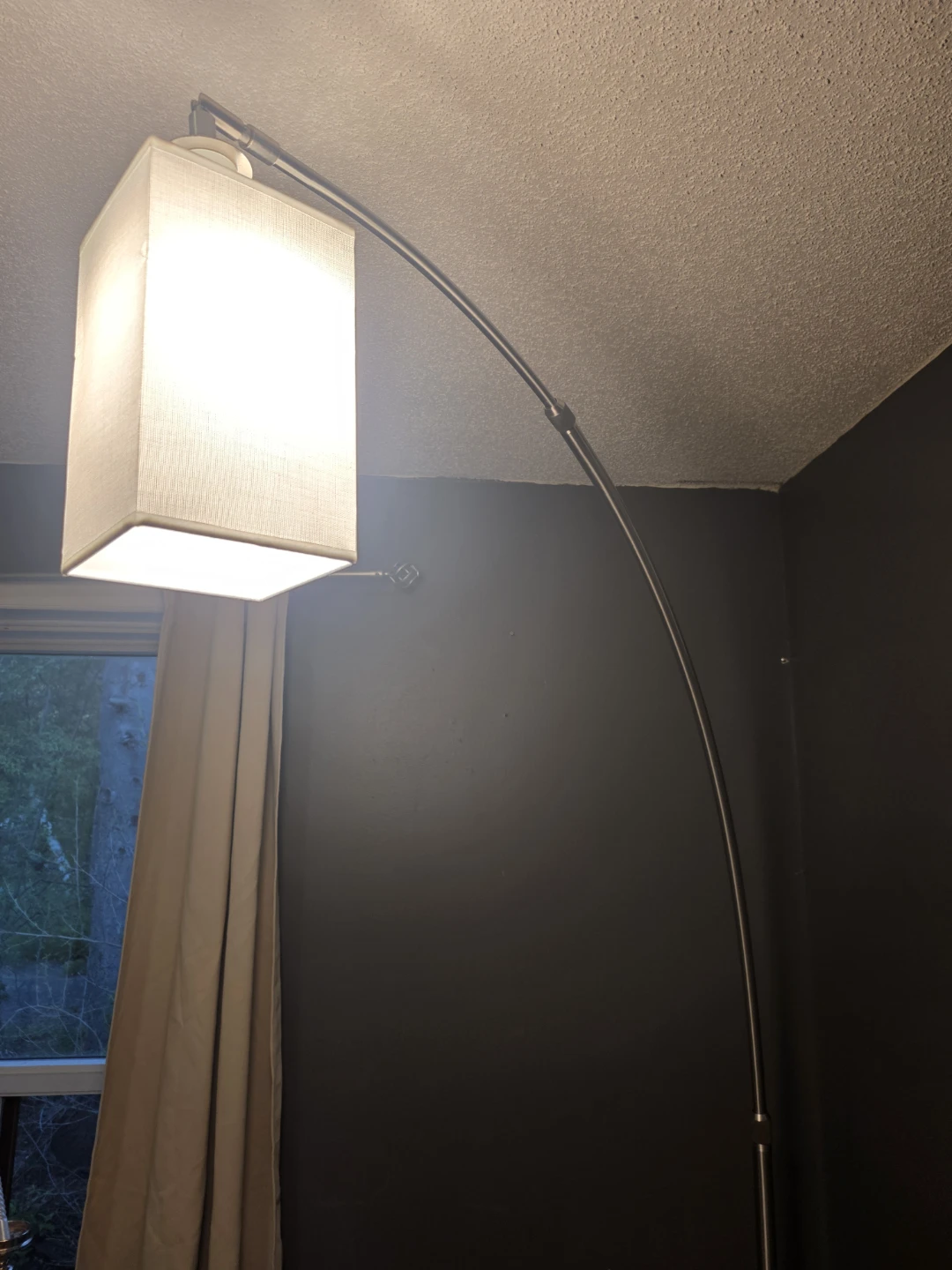 Arc Floor Lamp with Marble Base