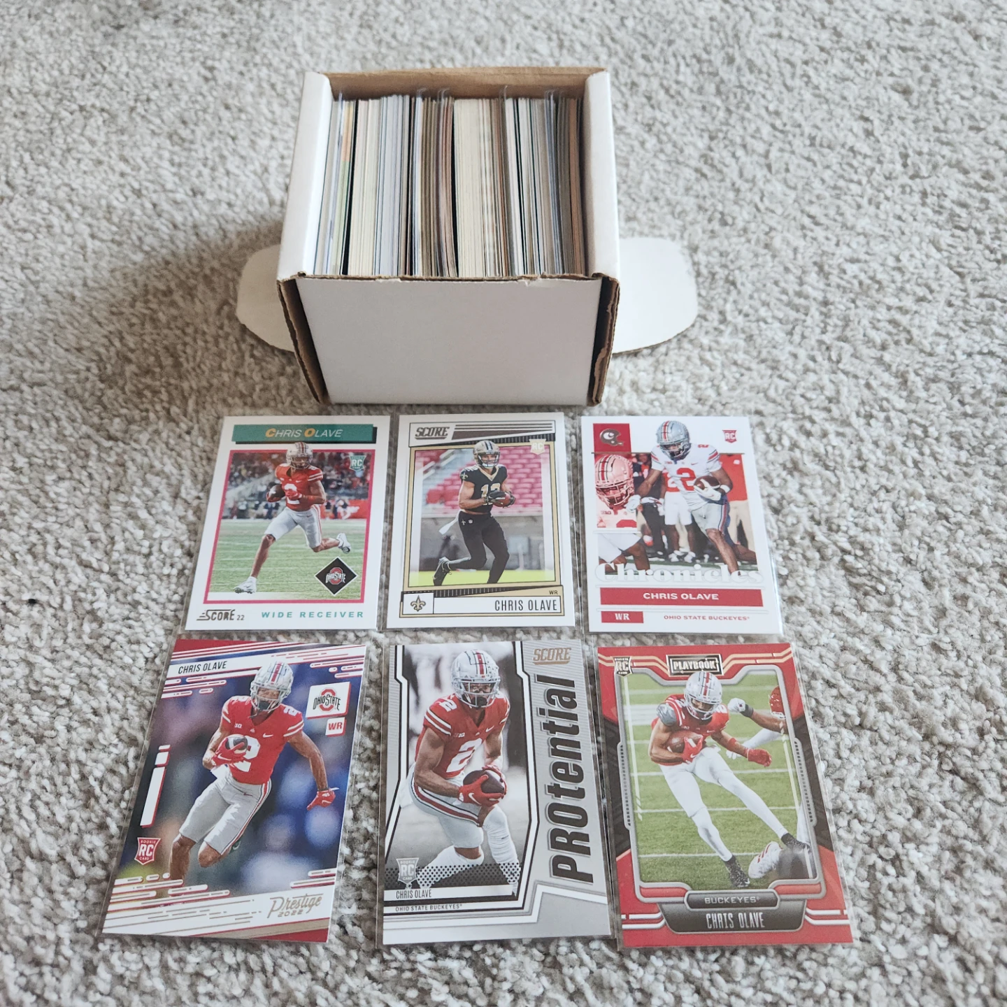 New Orleans Saints, 200 Football Cards Team lot - photo 3