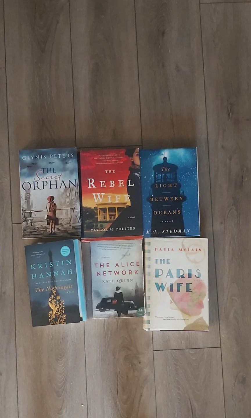 Lot of 6 Paperback/Hard cover Novels