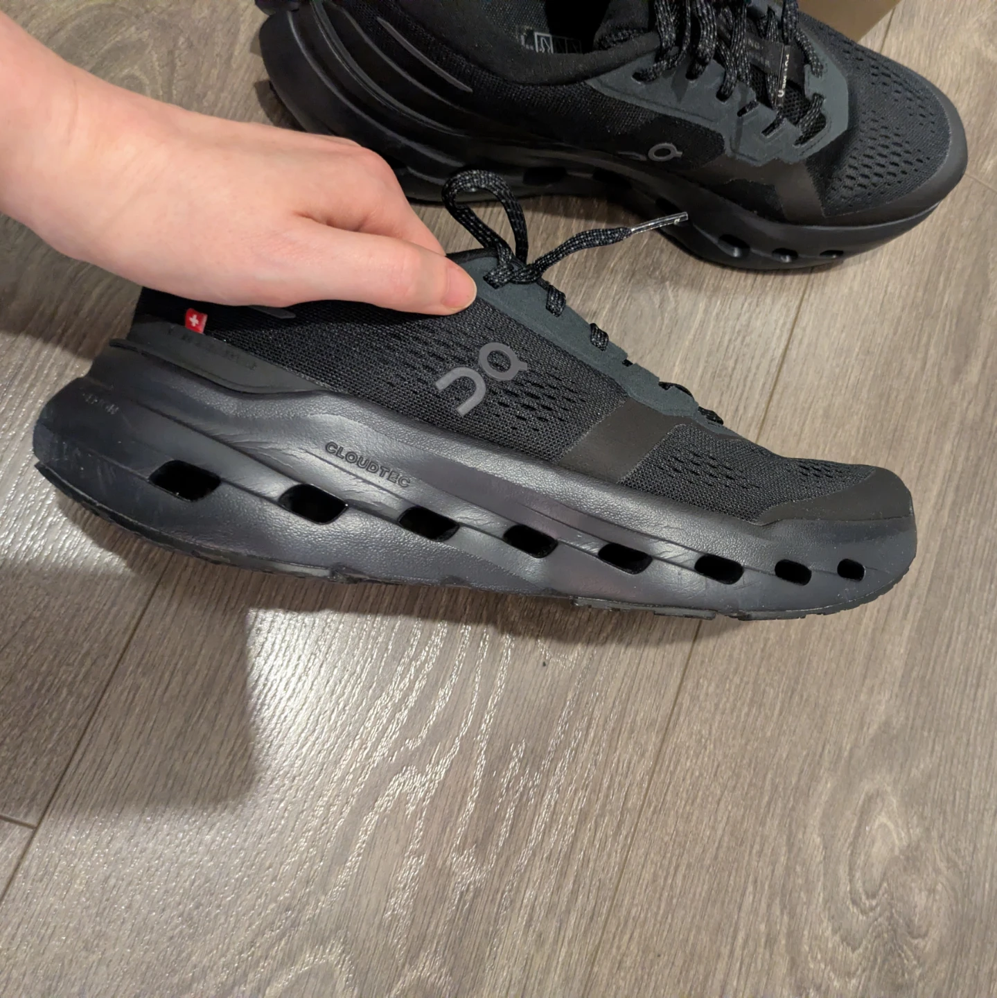 On Cloudrunner 3 Black Sneakers - Women's 9 - photo 3