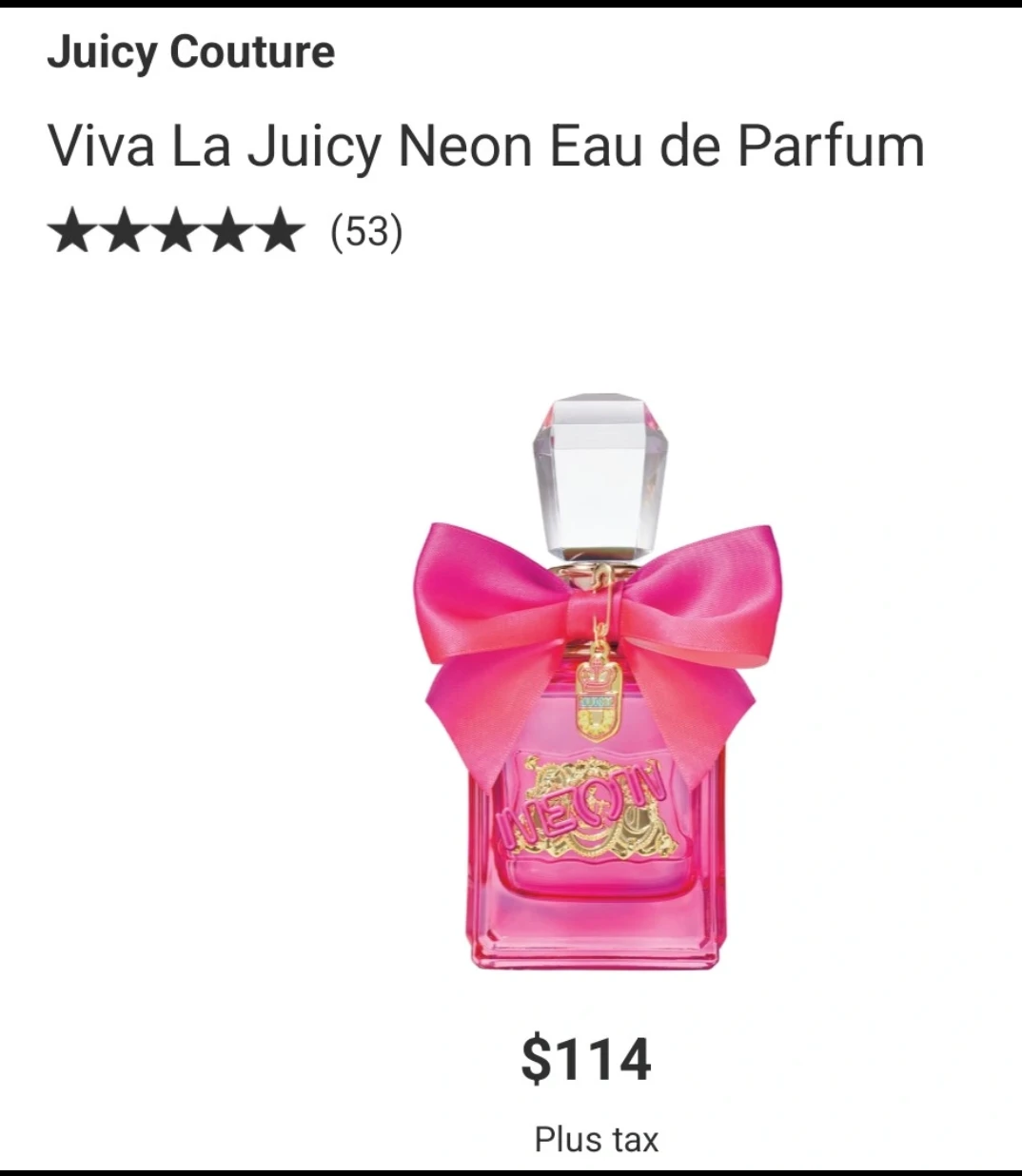 (NEW) Juicy Couture Viva La Juicy Neon perfume