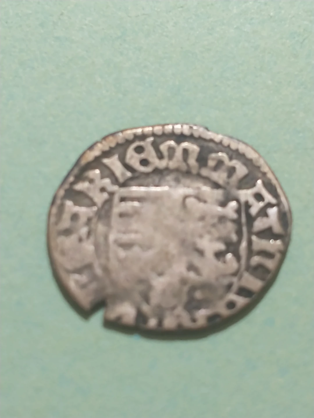 Nice 1458-1490 Matthias Corvinus (Mátyás I) Hungary silver denar