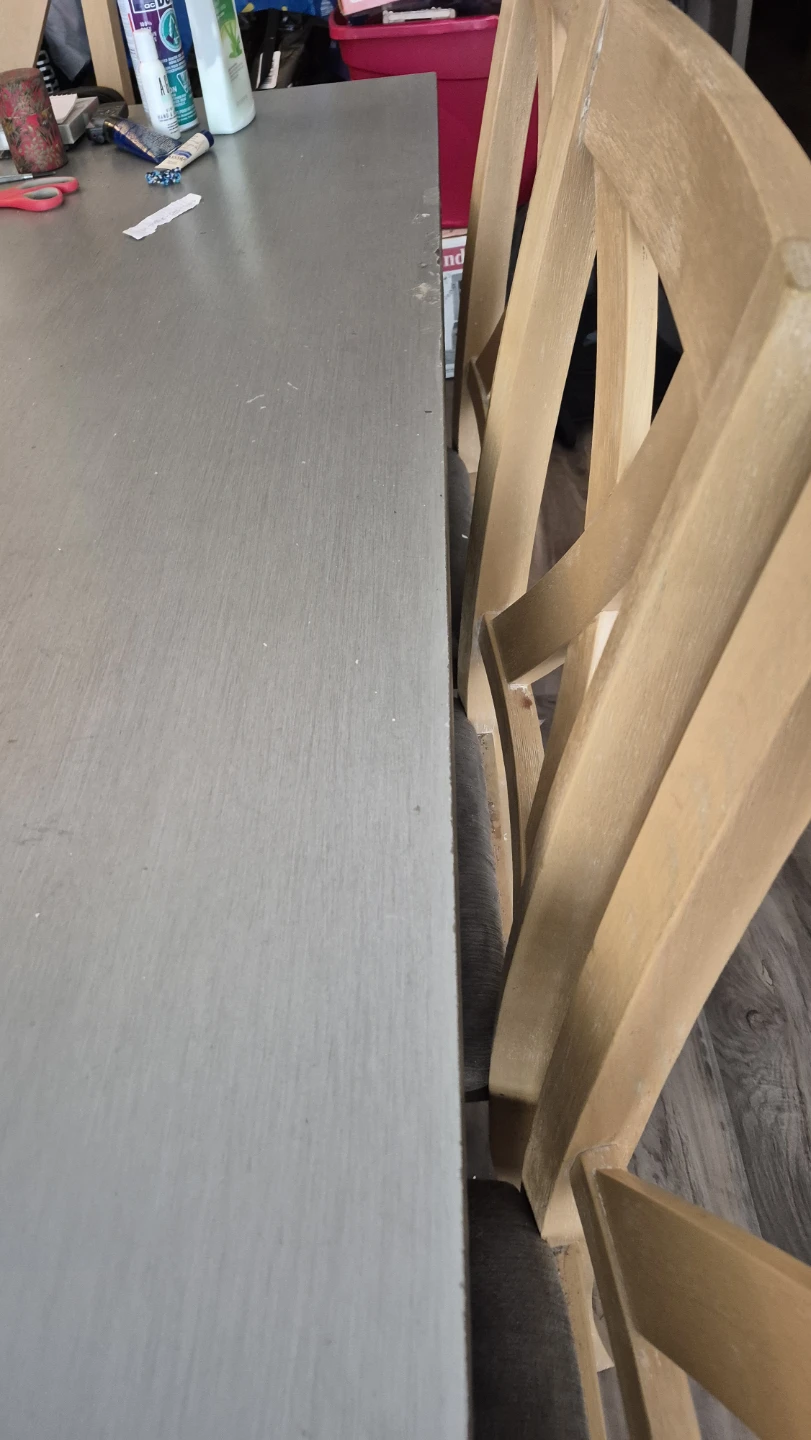 Grey Dining Table with 6 Chairs - photo 4