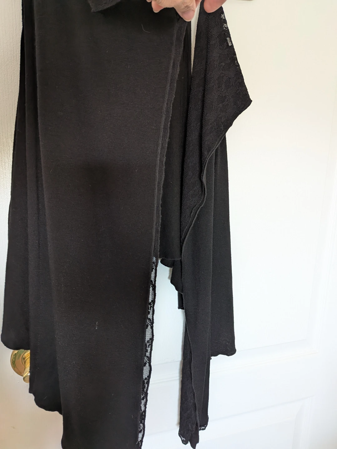 Eyeshadow Black Lace Trim Vest - photo 5
