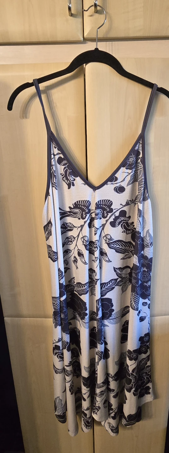 Women's Floral Print Tank Dress [L]
