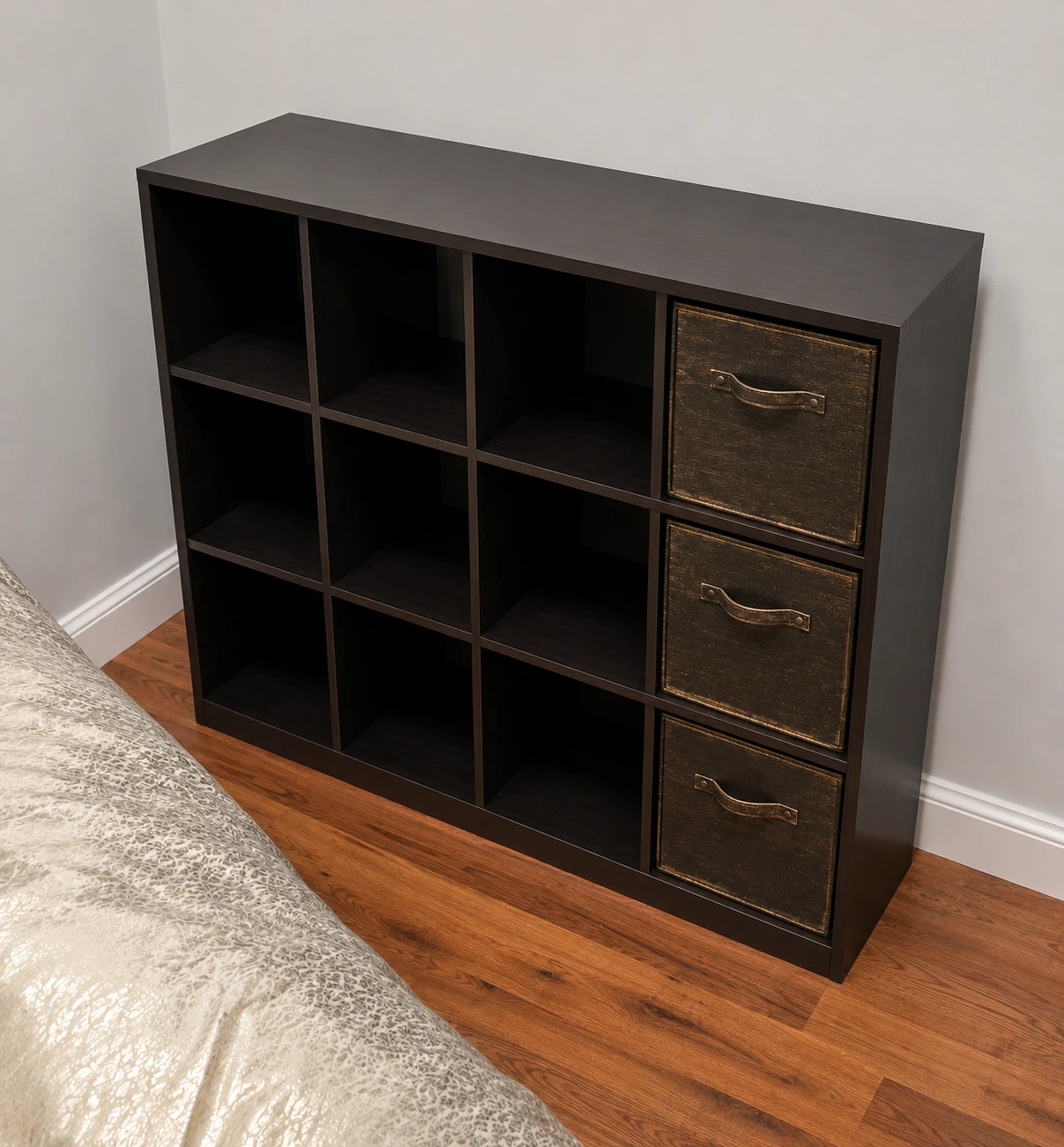 # 12-Cube Storage Organizer + 4 Drawer Inserts