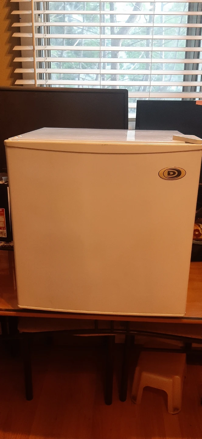White Danby Compact Mini Fridge