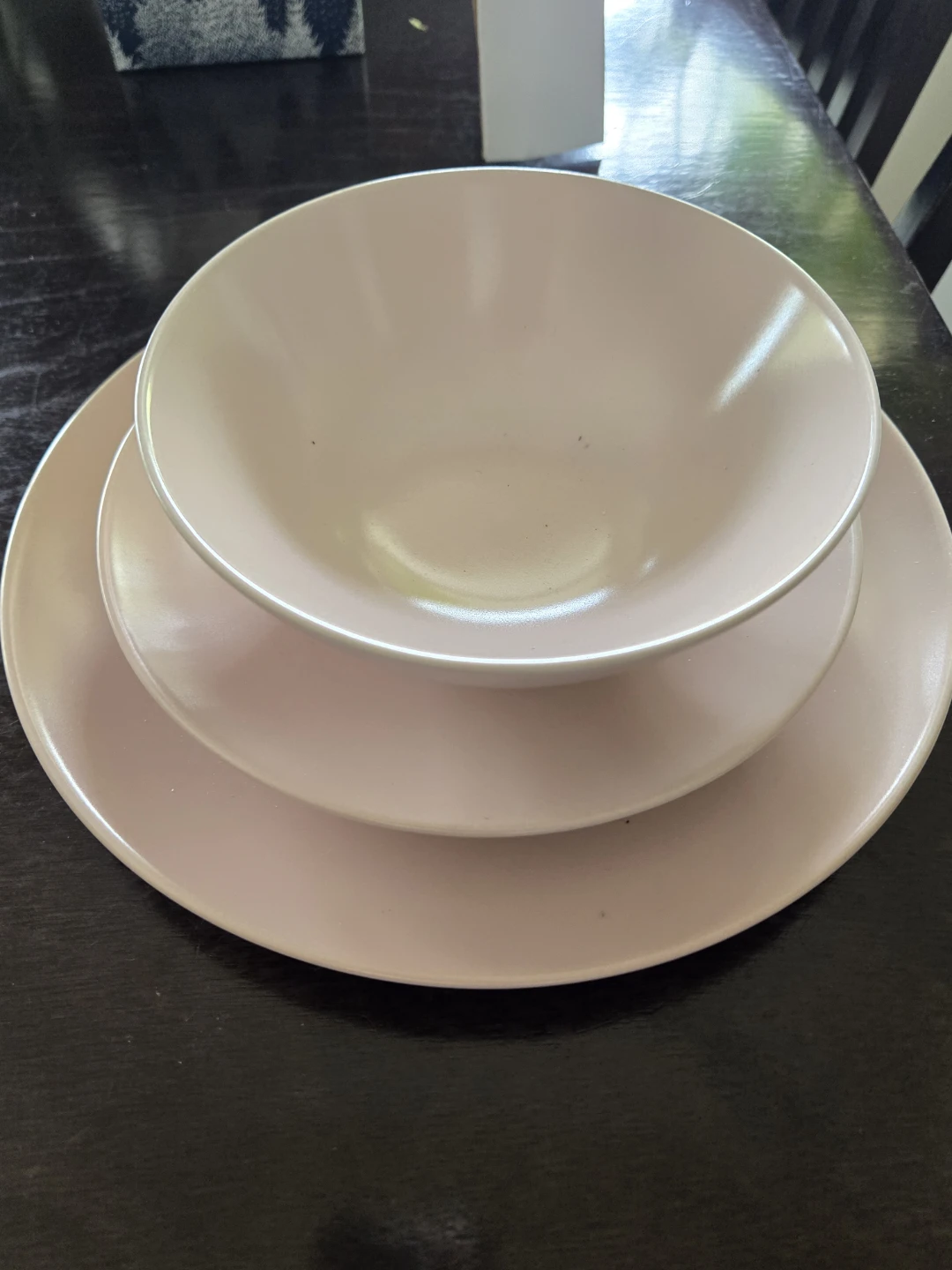 Pink Dinnerware Set - 24 piece