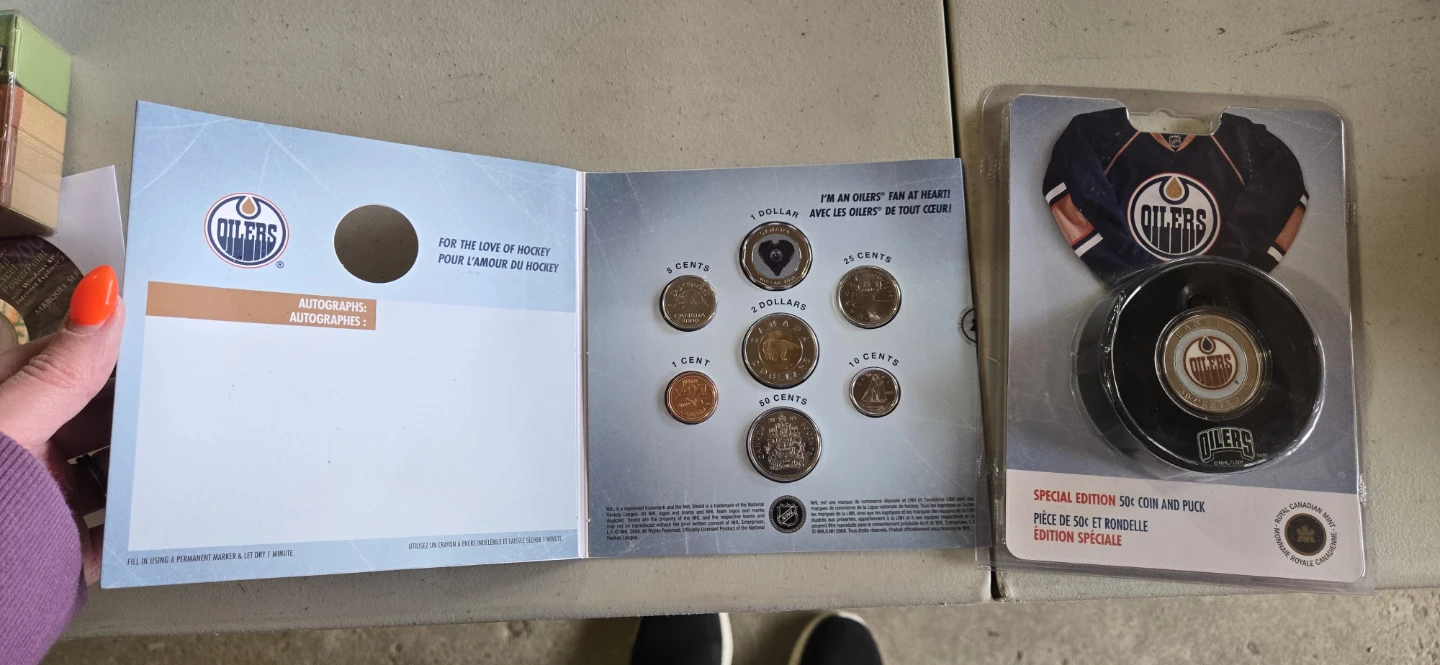 Edmonton Oilers Special Edition Coin and Puck Set - photo 2