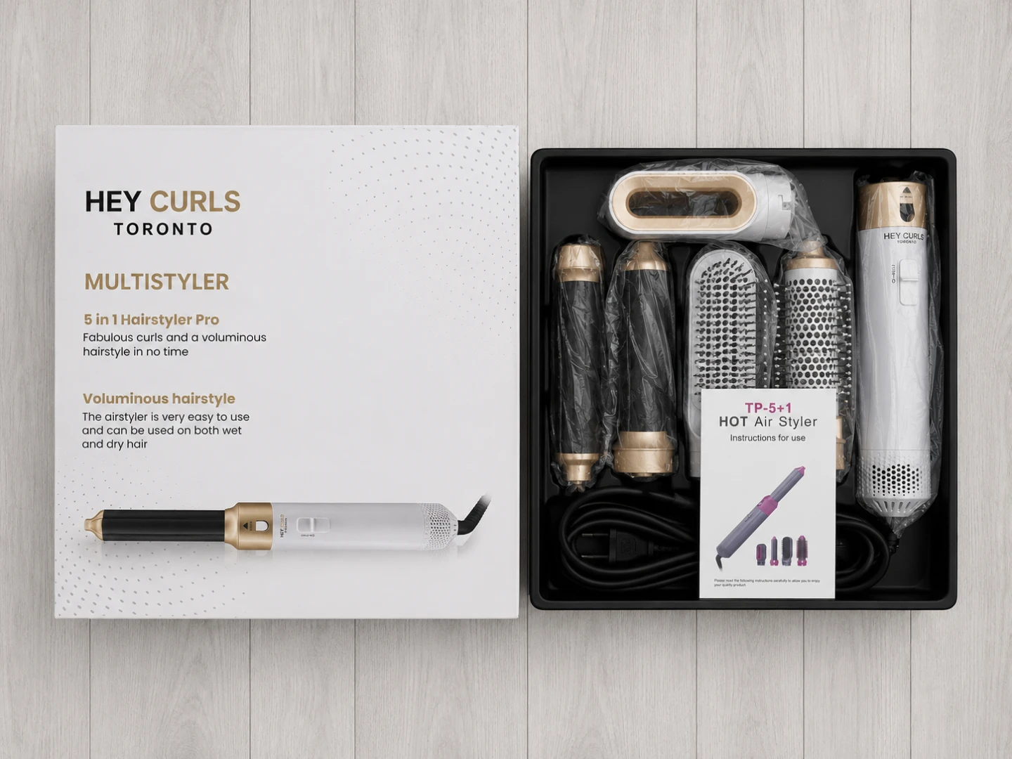 HEY CURLS TORONTO Multistyler 5 in 1 Hair Styler Pro