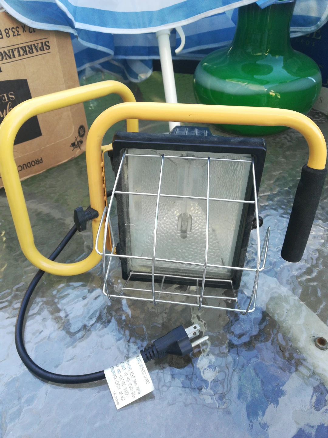 Yellow Work Light