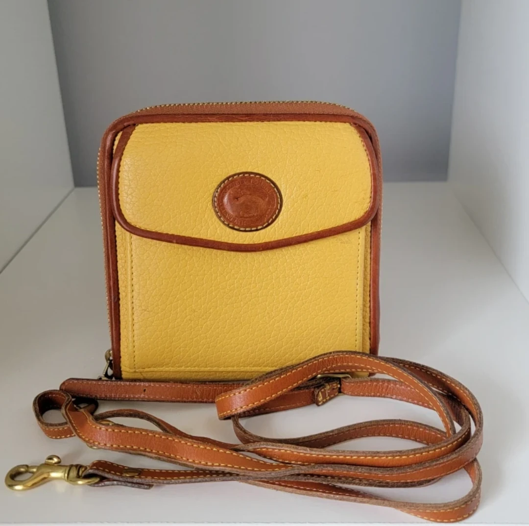 Dooney & Bourke Yellow Crossbody Wallet