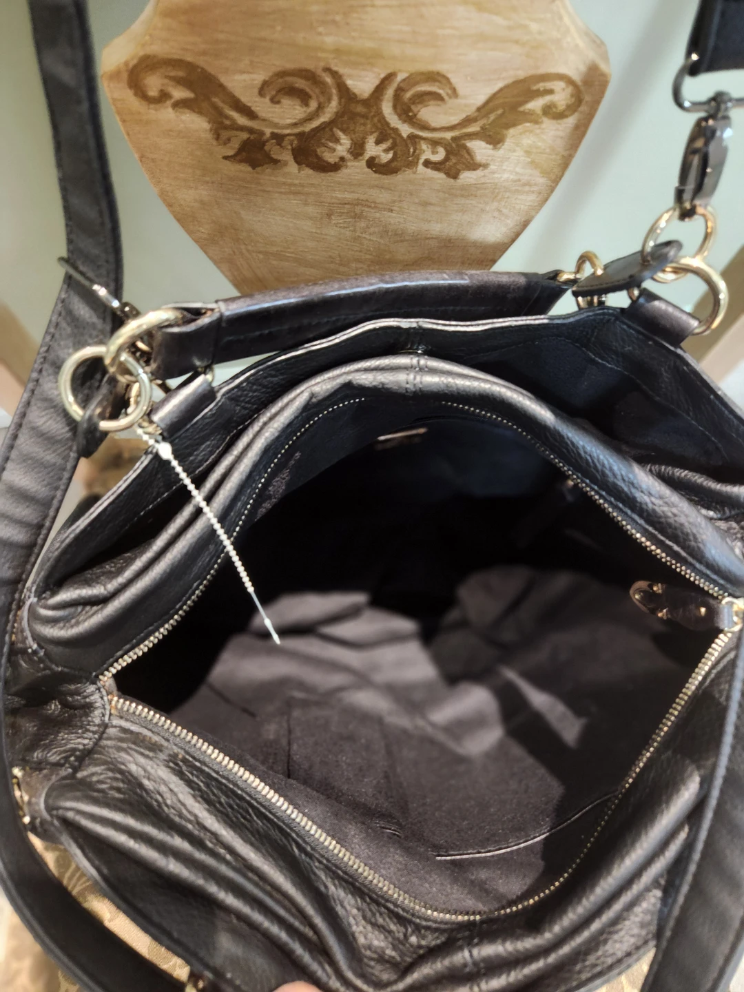 CHARLES DAVID REAL LEATHER BAG - photo 2