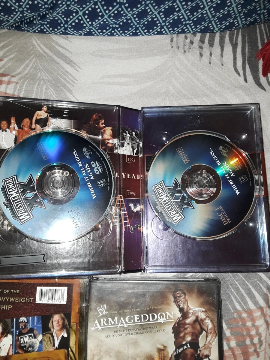 Vintage LOT of 9 wrestling dvd's - photo 5