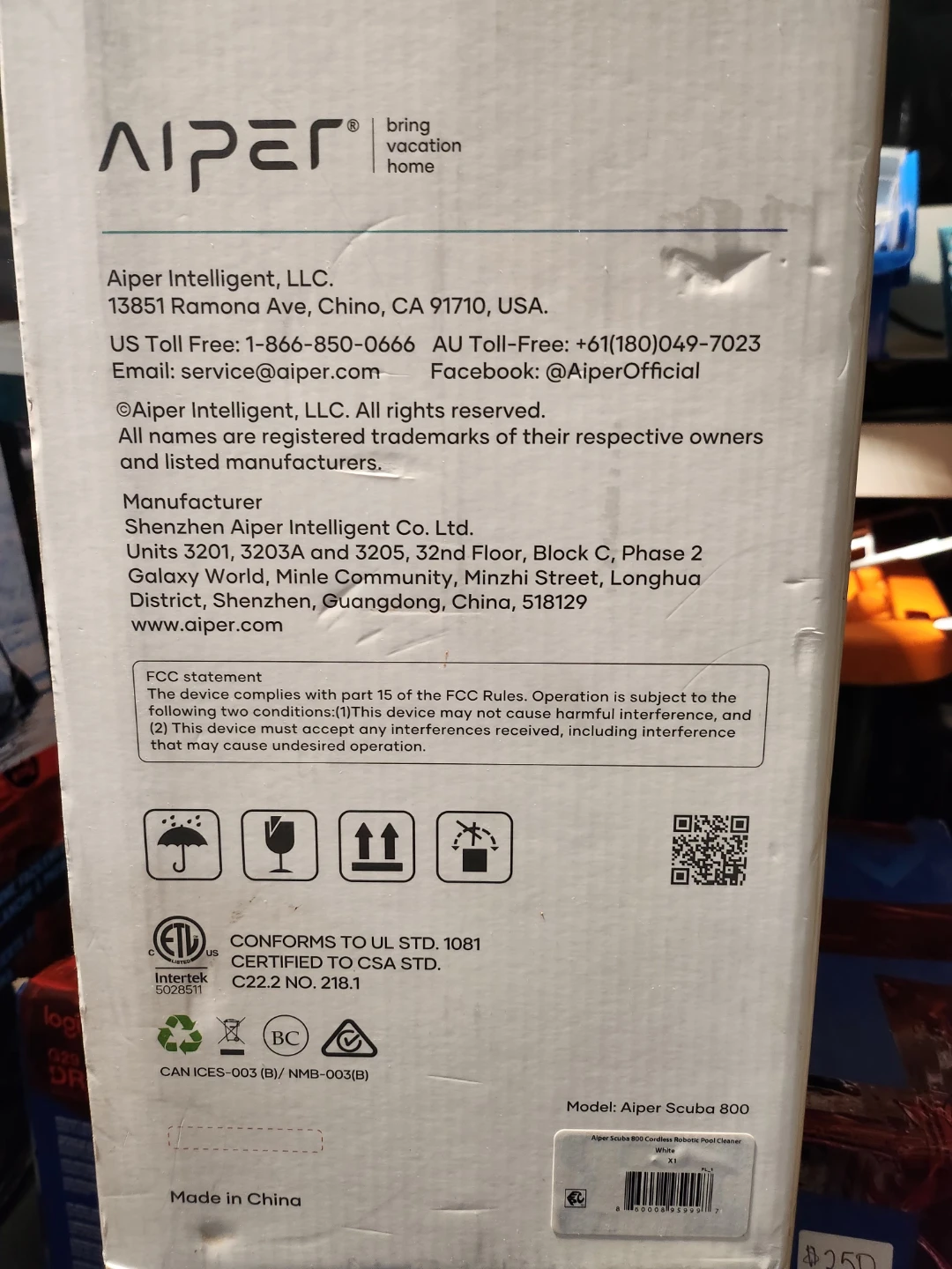 Aiper Scuba 800 Cordless Robotic Pool Cleaner - photo 3