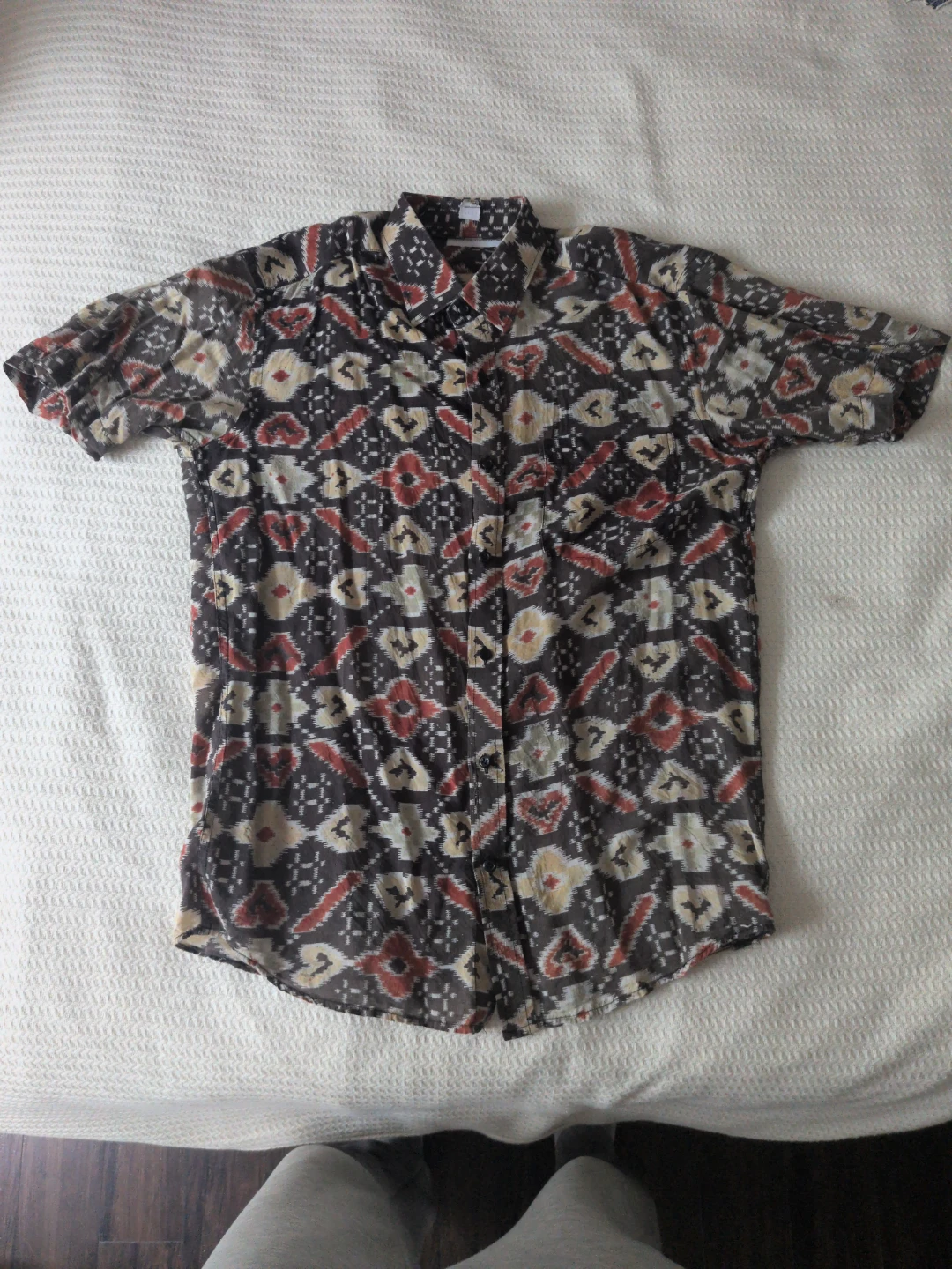 Raymond Custom Tailoring Short Sleeve Button-Up Shirt