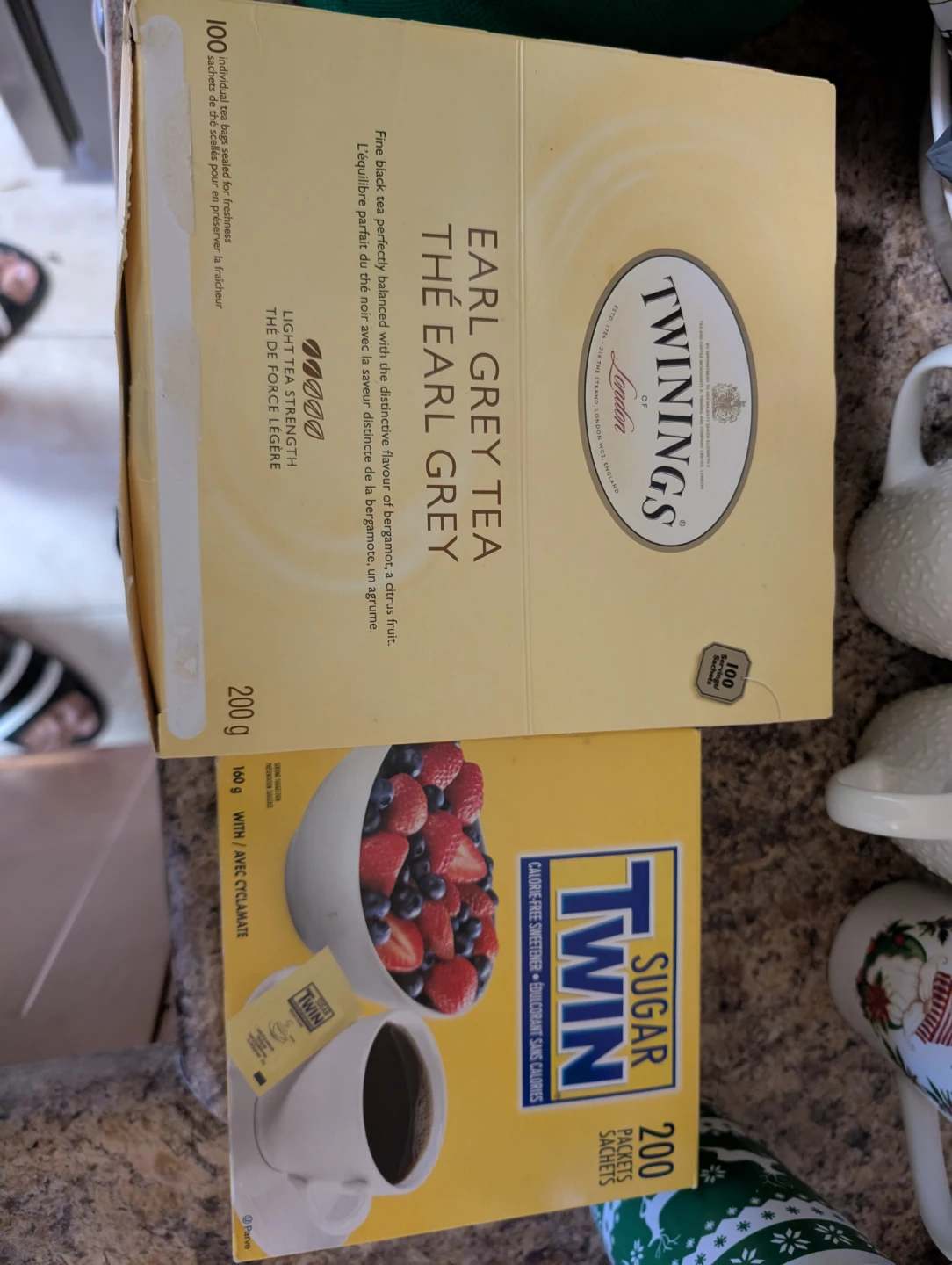 Twinings Earl Grey Tea & Twin Sugar Sweetener